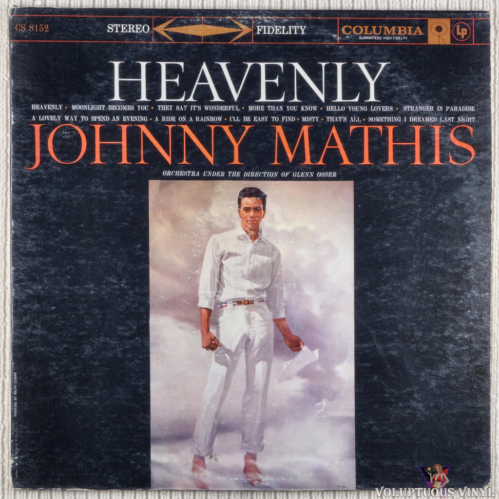 Johnny Mathis – Heavenly vinyl record front cover