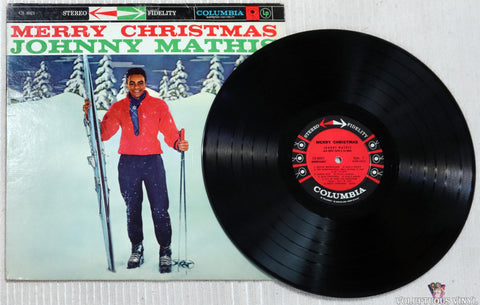 Johnny Mathis ‎– Merry Christmas vinyl record