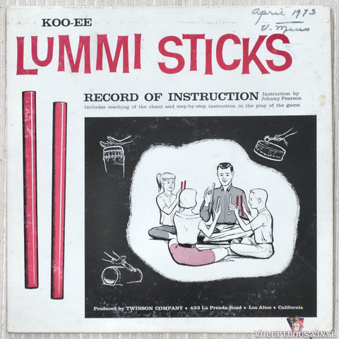 Johnny Pearson ‎– Lummi Sticks Record Of Instruction vinyl record front cover