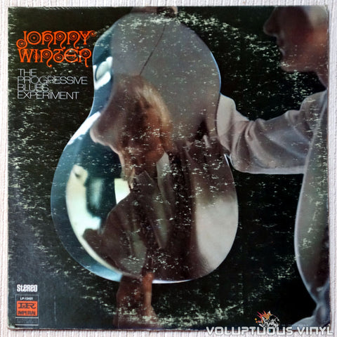 Johnny Winter ‎– The Progressive Blues Experiment vinyl record front cover
