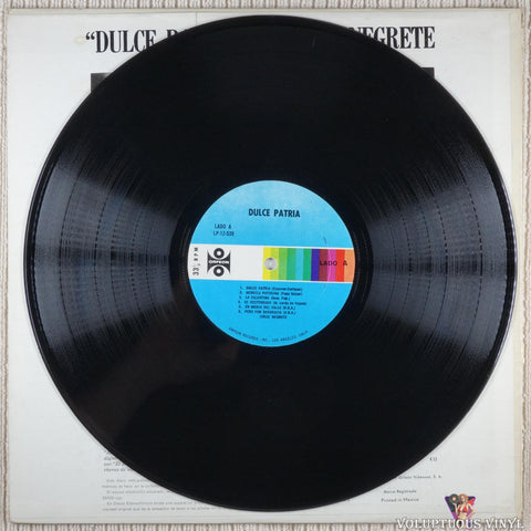 Jorge Negrete ‎– Dulce Patria vinyl record