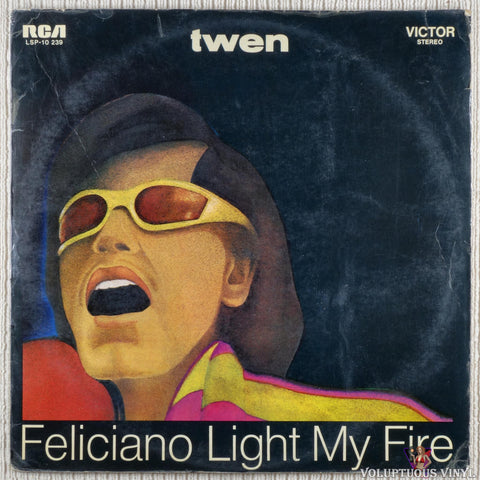 José Feliciano – Light My Fire vinyl record front cover