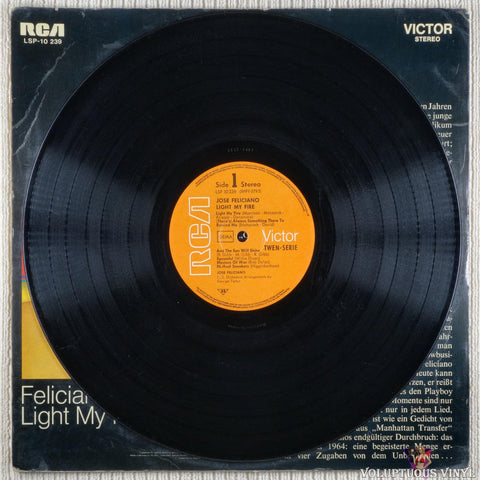 José Feliciano – Light My Fire vinyl record
