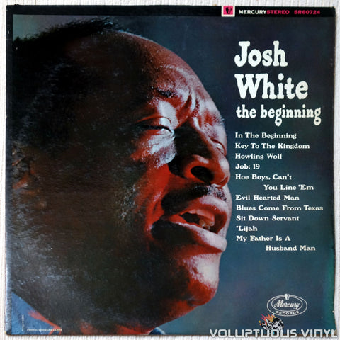 Josh White ‎– The Beginning vinyl record front cover