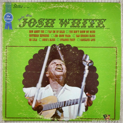 Josh White – Feelin' Blue vinyl record front cover