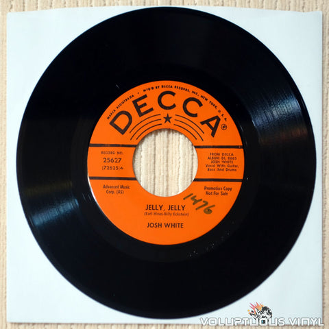 Josh White ‎– Jelly, Jelly vinyl record