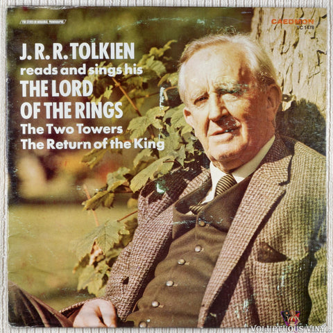 J.R.R. Tolkien – Reads And Sings His The Lord Of The Rings: The Two Towers / The Return Of The King vinyl record front cover