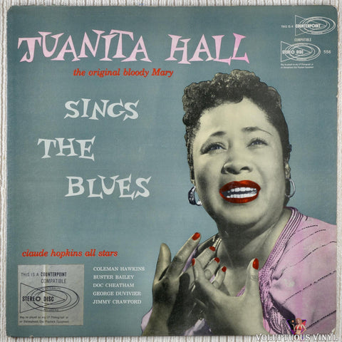 Juanita Hall With Claude Hopkins All Stars – The Original Bloody Mary Sings The Blues vinyl record front cover