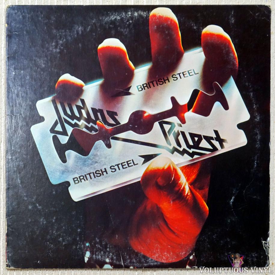 Judas Priest ‎– British Steel vinyl record front cover