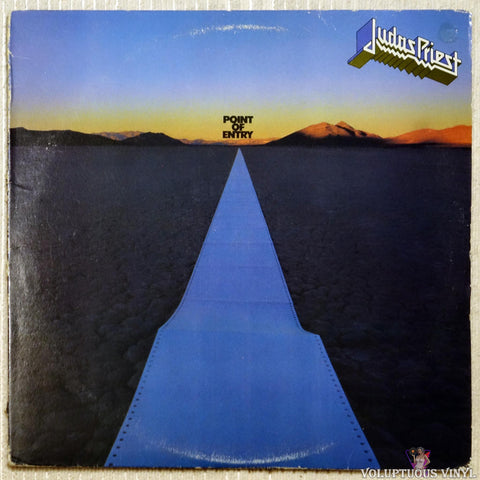 Judas Priest ‎– Point Of Entry vinyl record front cover