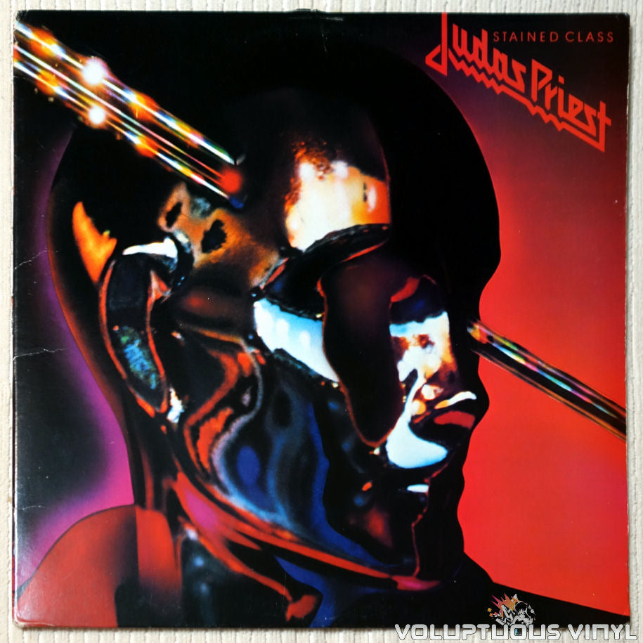 Judas Priest ‎– Stained Class vinyl record front cover