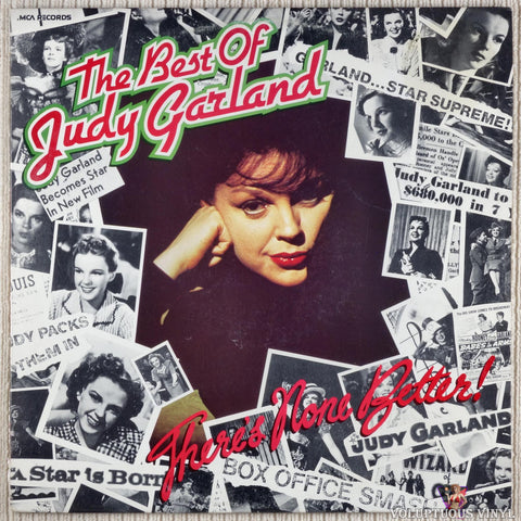 Judy Garland ‎– The Best Of Judy Garland... There's None Better! vinyl record front cover