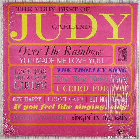 Judy Garland ‎– The Very Best Of Judy Garland vinyl record front cover