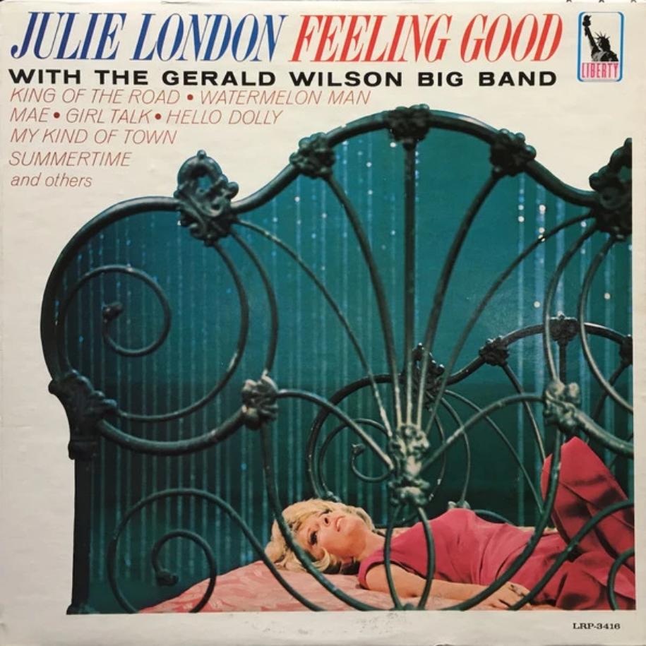 Julie London ‎– Feeling Good vinyl record front cover