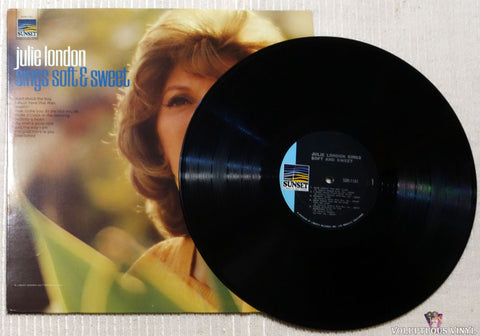 Julie London ‎– Sings Soft & Sweet vinyl record