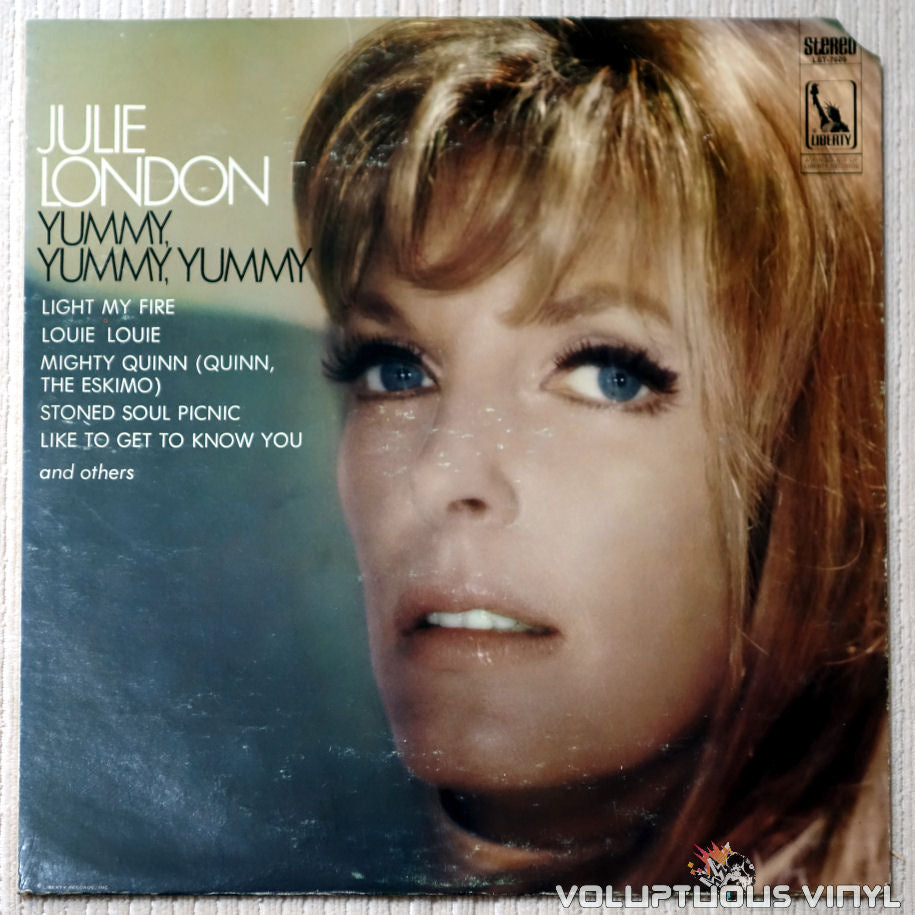 Julie London ‎– Yummy, Yummy, Yummy - Vinyl Record - Front Cover