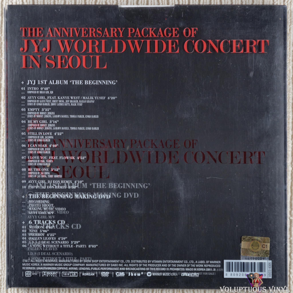 JYJ ‎– The Anniversary Package Of JYJ Worldwide Concert In Seoul