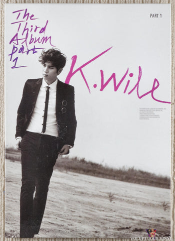 K.Will ‎– The Third Album Part 1 CD front cover