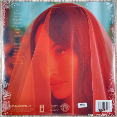 Kacey Musgraves – Star-Crossed vinyl record back cover