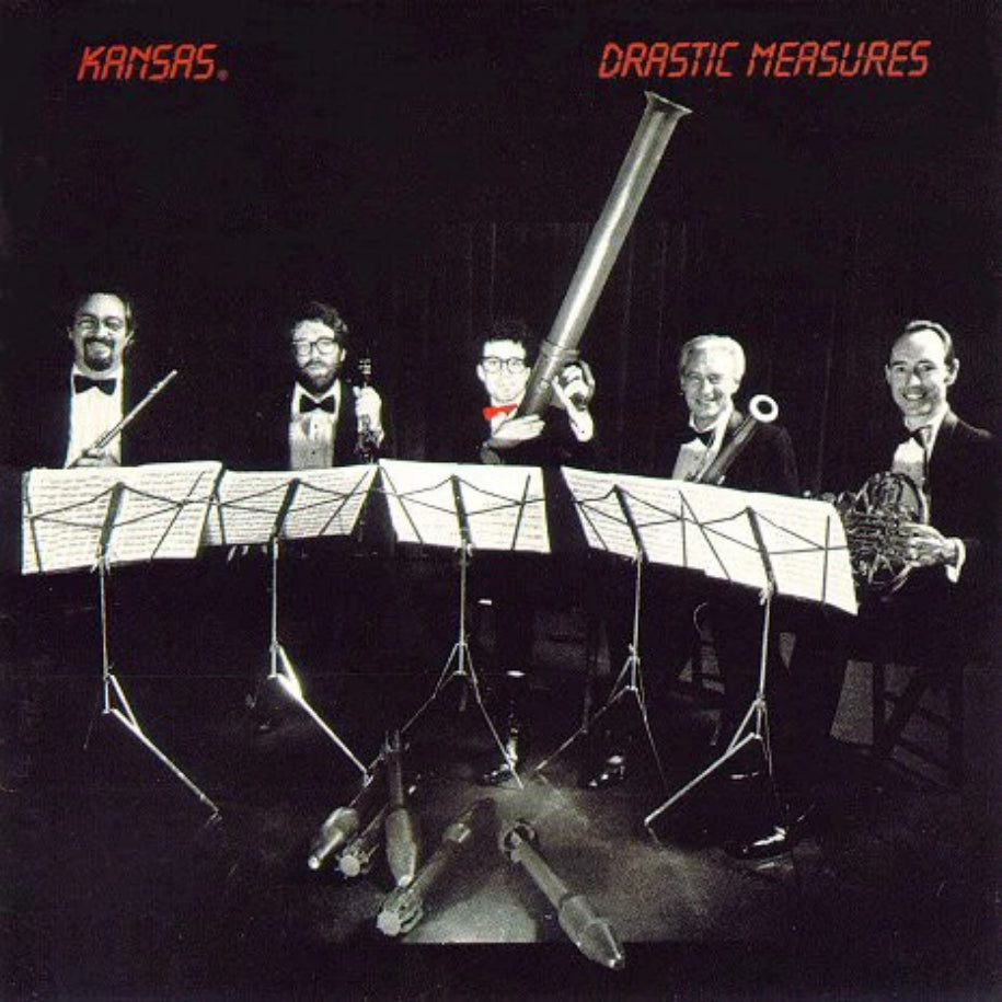 Kansas ‎– Drastic Measures vinyl record front cover