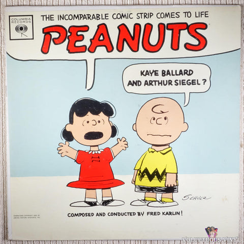 Kaye Ballard And Arthur Siegel ‎– Peanuts vinyl record front cover