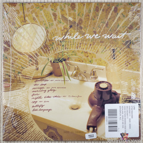 Kehlani – While We Wait vinyl record back cover