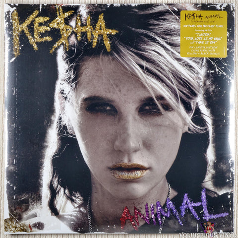 Kesha ‎– Animal vinyl record front cover