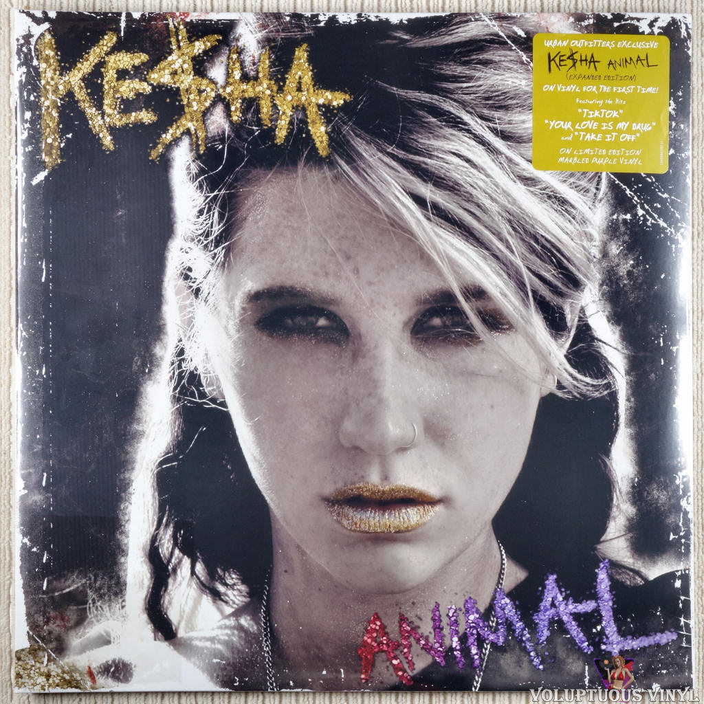Kesha ‎– Animal vinyl record front cover