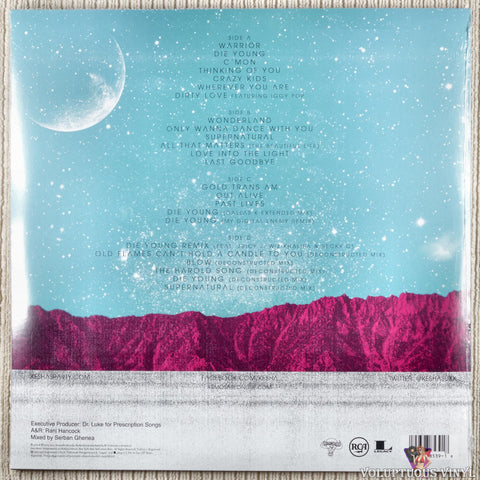 Kesha – Warrior vinyl record back cover