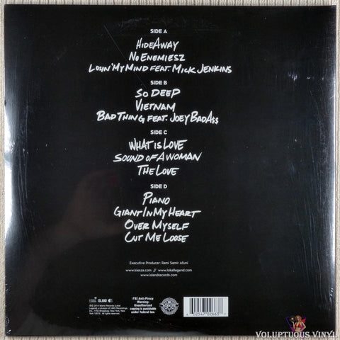 Kiesza ‎– Sound Of A Woman vinyl record back cover