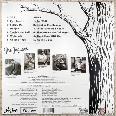 Kim Lenz And The Jaguars ‎– Follow Me vinyl record back cover