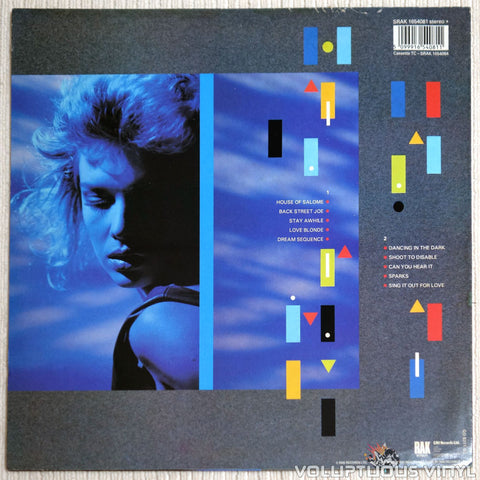 Kim Wilde ‎– Catch As Catch Can - Vinyl Record - Back Cover