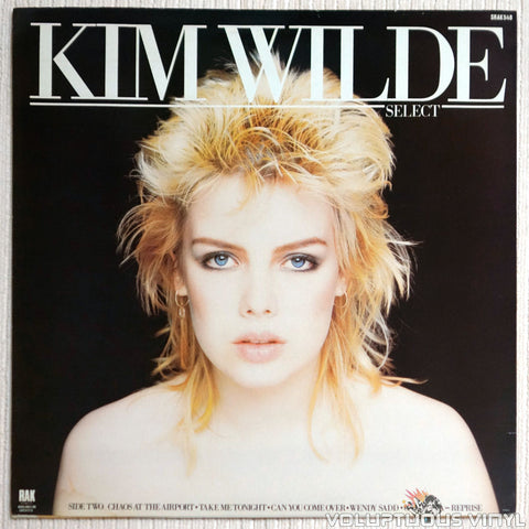 Kim Wilde ‎– Select - Vinyl Record - Back Cover