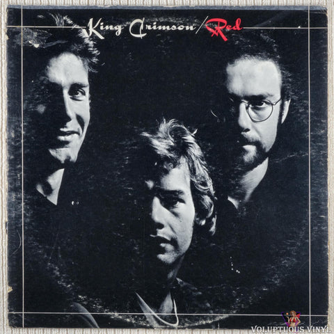 King Crimson ‎– Red vinyl record front cover