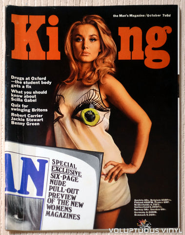King - October 1966 - Barbara Bouchet Cover
