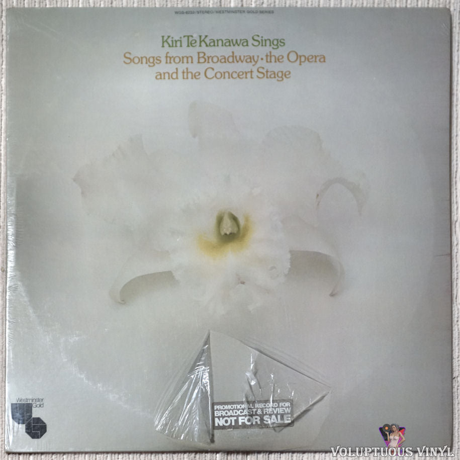 Kiri Te Kanawa ‎– Kiri Te Kanawa Sings From Broadway - The Opera And The Concert Stage vinyl record front cover
