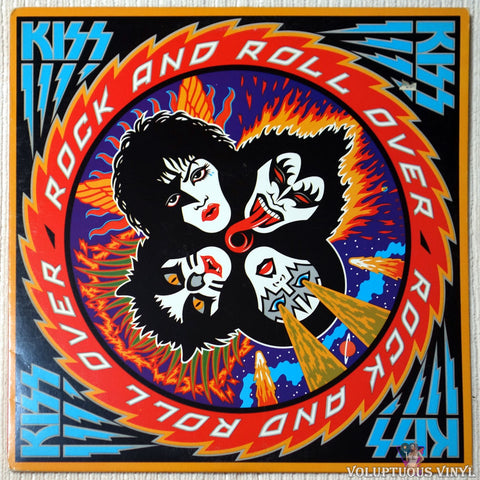 Kiss ‎– Rock And Roll Over vinyl record front cover
