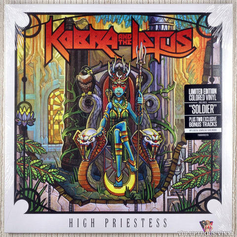 Kobra And The Lotus ‎– High Priestess (2015) 2xLP, Red & Blue Vinyl, Canadian Press, SEALED
