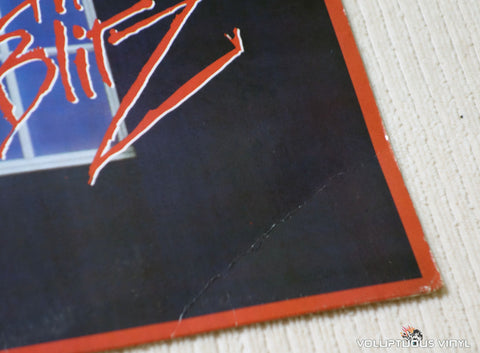 Krokus ‎– The Blitz - Vinyl Record - Front Cover Corner