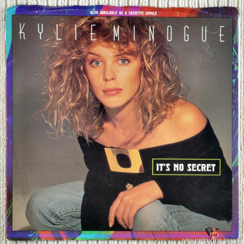 Kylie Minogue ‎– It's No Secret vinyl record front cover
