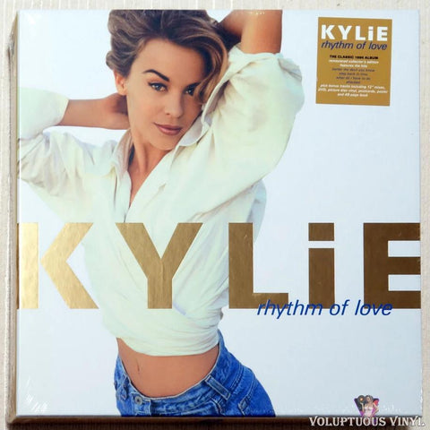 Kylie Minogue ‎– Rhythm Of Love vinyl record front cover