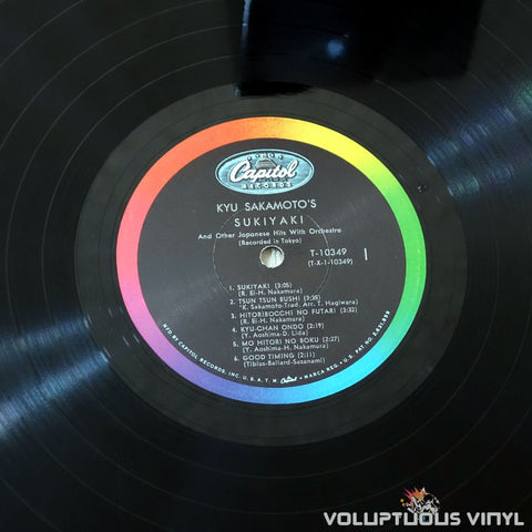 Kyu Sakamoto ‎– Sukiyaki And Other Japanese Hits - Vinyl Record - Side 1