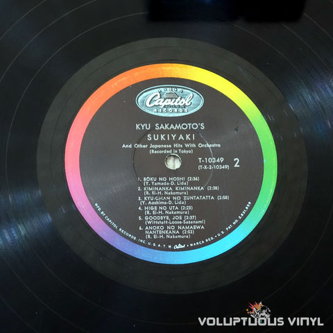 Kyu Sakamoto ‎– Sukiyaki And Other Japanese Hits - Vinyl Record - Side 2