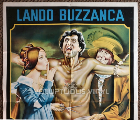 La calandria 1972 Argentinean 1-Sheet Barbara Bouchet Movie Poster Top Half