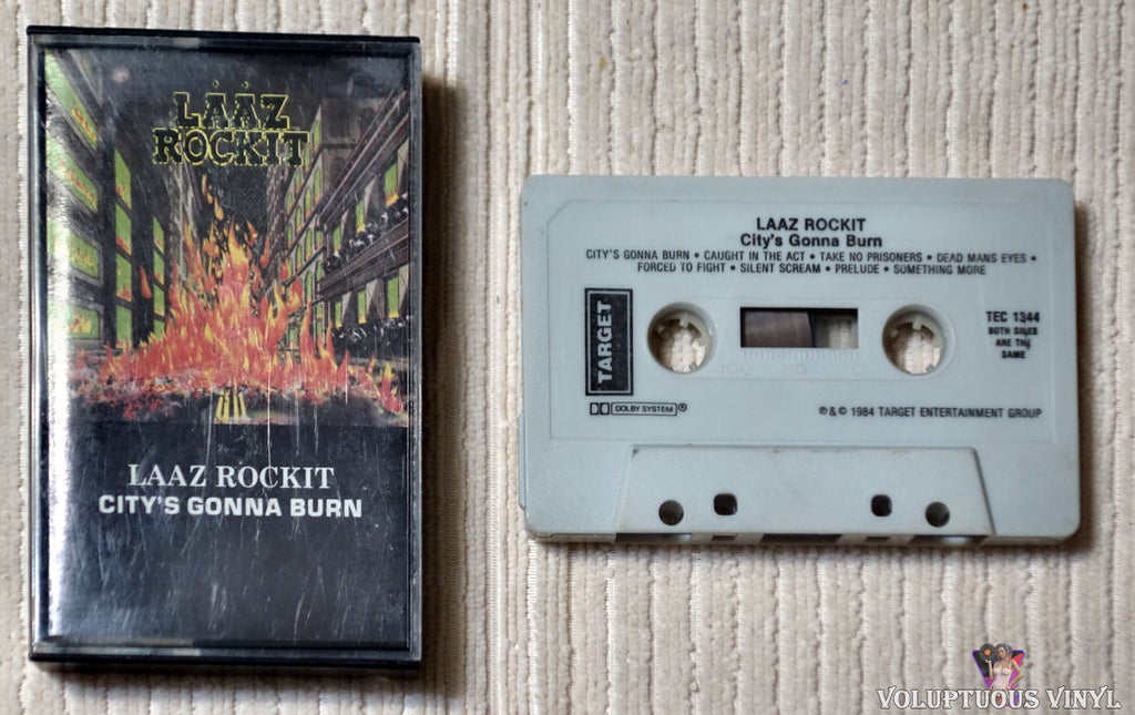 Lääz Rockit ‎– City's Gonna Burn cassette tape