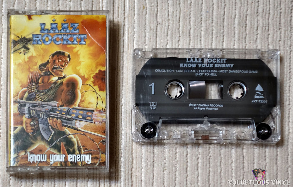 Lääz Rockit ‎– Know Your Enemy cassette tape