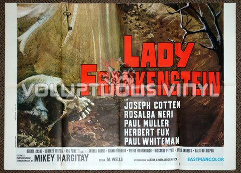 Lady Frankenstein (1971) - Italian 4F - Rosalba Neri - Poster Bottom Half