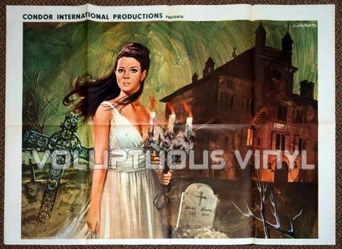 Lady Frankenstein (1971) - Italian 4F - Rosalba Neri - Poster Top Half