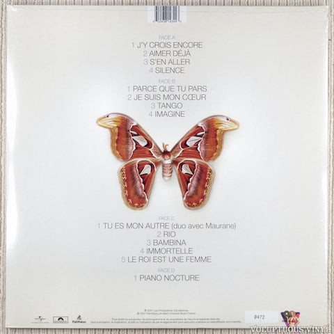 Lara Fabian – Nue vinyl record back cover