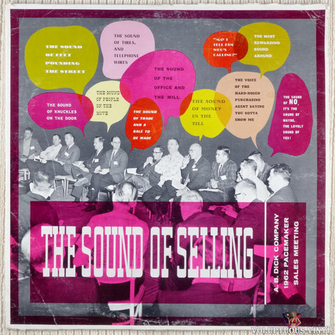 Larry Aikens, Mat Dick, Alex St. John – The Sounds Of Selling: A. B. Dick Company 1962 Pacemaker Sales Meeting vinyl record front cover